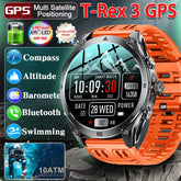 T-Rex 3 Ultra GPS Military Smart Watch Men 10ATM Waterproof Outdoor Sport Fitness Tracker Health Monitor Bluetooth Call Compass