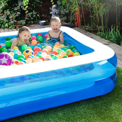 2m/2.6m Large Inflatable Swimming Pool Adults Kids Pools Bathing Tub Outdoor Indoor Bathtub Water Pool Family Party Toys