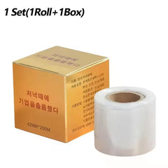 3/1Rolls Tattoo Clear Plastic Wrap Preservative Microblading Film for Permanent Makeup Eyebrow Accessories Beauty Tool for Salon