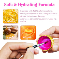 Lomansa NEW 10g Eyelah Lift Glue Lash Adhesive Glue Balm Fruit Flavor 2 in 1 Lifting Curling Adhesive For Lash Perm Makeup Tool