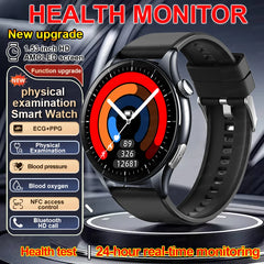 2025 New Smart Watch NFC ECG+PPG Blood oxygen Uric Acid Blood Pressure Sapphire Smartwatch Men For Samsung Galaxy Xiaomi Huawei