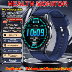 2025 New Smart Watch NFC ECG+PPG Blood oxygen Uric Acid Blood Pressure Sapphire Smartwatch Men For Samsung Galaxy Xiaomi Huawei