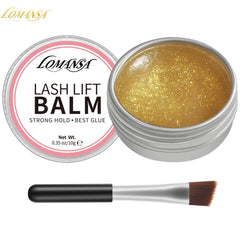 Lomansa NEW 10g Eyelah Lift Glue Lash Adhesive Glue Balm Fruit Flavor 2 in 1 Lifting Curling Adhesive For Lash Perm Makeup Tool