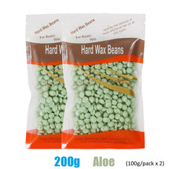 500g/200g/50g Hard Wax Beans for Hair Removal Body European Brazilian Pearl for Wax Warmer Waxing Beans for Wax Heater Machine