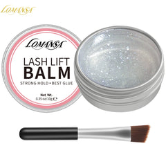Lomansa NEW 10g Eyelah Lift Glue Lash Adhesive Glue Balm Fruit Flavor 2 in 1 Lifting Curling Adhesive For Lash Perm Makeup Tool