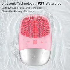 Electric Silicone Facial Cleansing Brush