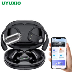 UYUXIO Real Time Translator Headphones AI Language Translation Earbuds 144 Languages & Accents 3 in 1 OWS Ear Buds for Business