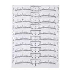 20pcs/50pcs/100pcs Disposable Tattoo Eyebrow Ruler Sticker Microblading Tattoo Measurement Tools for Permanent Makeup